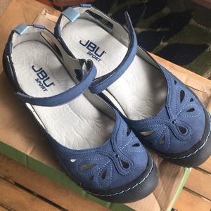 Jambu Meadow Mary Jane Denim